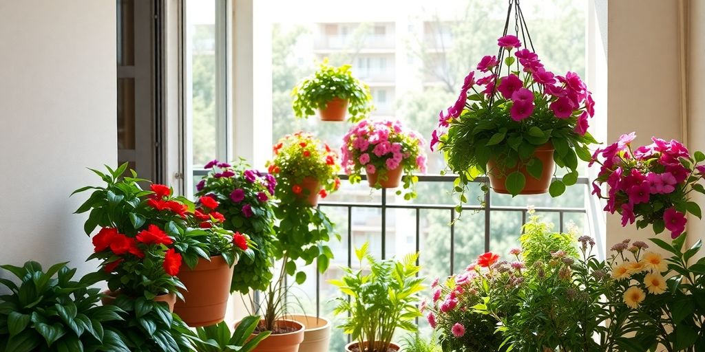 small space plant decor