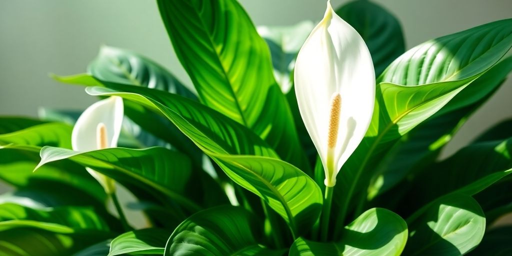 peace lily care indoors