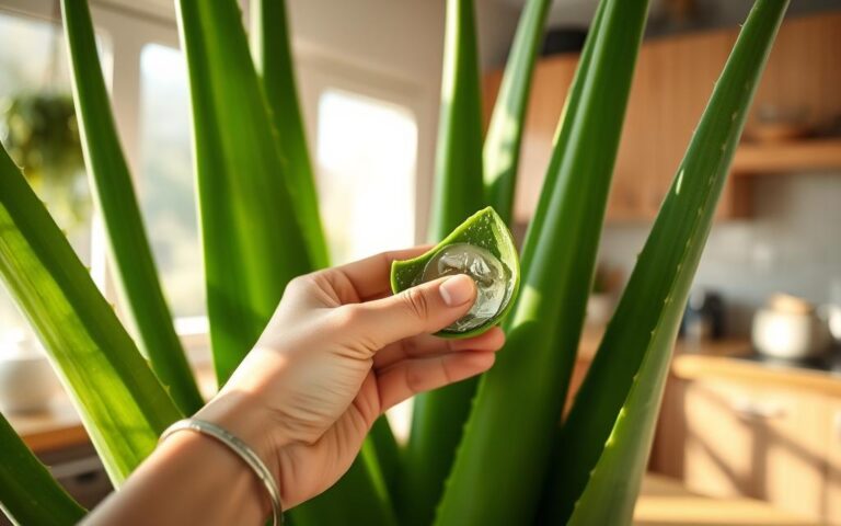 use aloe vera straight from plant