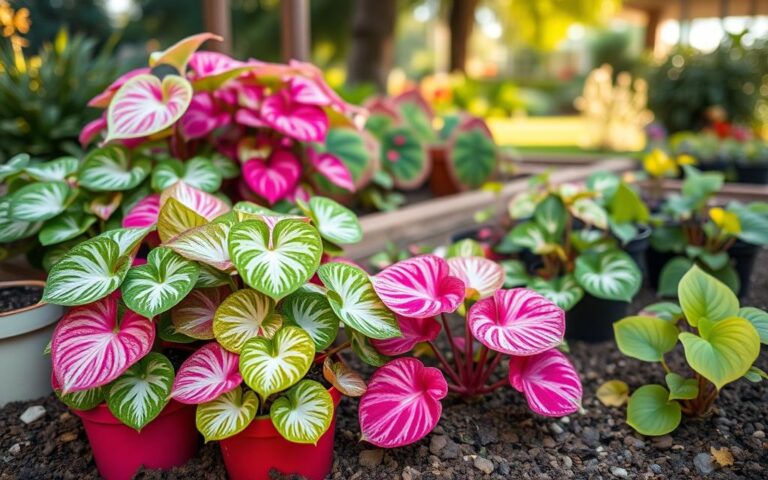 caladiums pots or ground