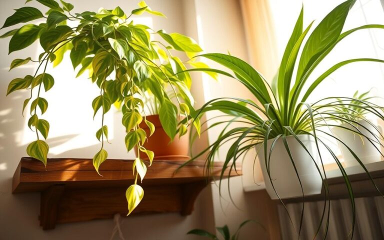 can pothos and spider plant live together