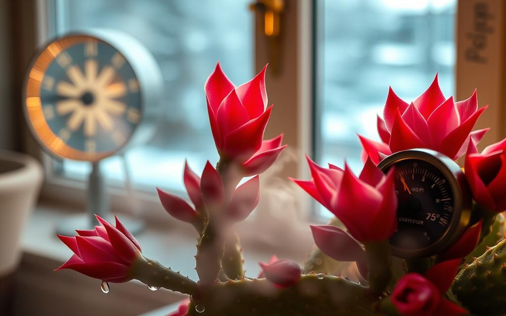 temperature and humidity for christmas cactus