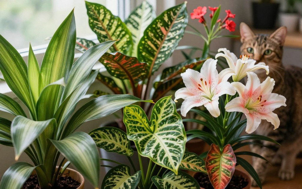Plants toxic to cats and dogs